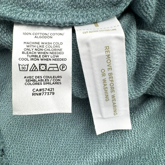 ANN TAYLOR NWT Small Petite Blue Peplum Sweatshirt Dress Animal Print Western‎ - Picture 5 of 8